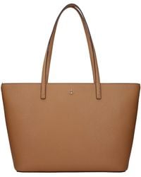 Tory Burch - Brown Leather Shoulder Bag - Lyst
