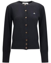 Vivienne Westwood - Black Wool Oves Aries Cardigan - Lyst