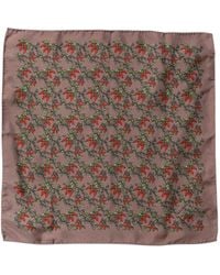 Dolce & Gabbana - Chilis Silk Square Foulard Scarf - Lyst