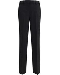 Lardini - Black Wool Oves Aries Pants - Lyst
