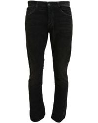 CoSTUME NATIONAL - Gray Cotton Corduroycasual Jeans - Lyst
