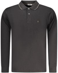 COVERI MOVING - Black Cotton Mens Polo Shirt - Lyst