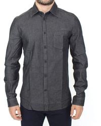 Ermanno Scervino - Denim Jeans Cotton Casual Stretch Shirt - Lyst