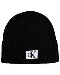 Calvin Klein - Black Marabou Cap (baseball Hat) - Lyst