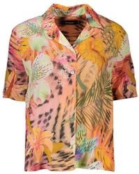 Desigual - Orange Viscose 's Shirt - Lyst