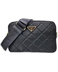 Prada - Quilted Nylon Camera Bag - Lyst