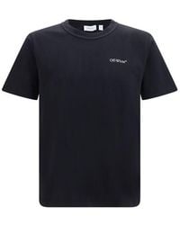 Off-White c/o Virgil Abloh - Black Cotton T-shirt - L - Lyst