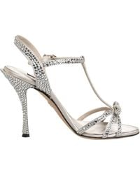 Dolce & Gabbana - Crystal-embellished Sandals - Lyst