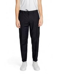 ARMANI EXCHANGE - Black Polyester Jeans & Pant - Lyst