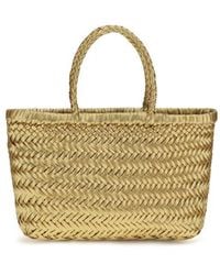 Dragon Diffusion - Gold Calf Leather Bos Taurus Handbag - Lyst