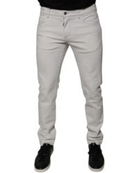 Dolce & Gabbana - Cotton Stretch Skinny Denim Jeans Co+02 Clothing - Lyst