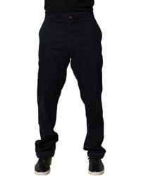 Harmont & Blaine - Black Mid Waist Skinny Denim Trouser Jeans - Lyst
