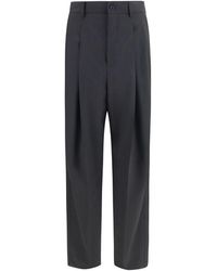 Dolce & Gabbana - Black Wool Oves Aries Dress Pants - Lyst