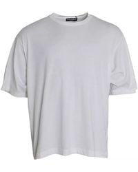 Dolce & Gabbana - Cotton Round Neck Short Sleeve T-Shirt - Lyst