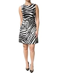 Dolce & Gabbana - Zebra Sleeveless A-Line Dress Co+Vi - Lyst