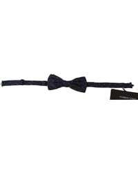 Dolce & Gabbana - Elegant Silk Bow Tie - Lyst