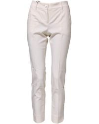 Dolce & Gabbana - Slim Fit Solid Color Pants - Lyst