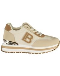 Laura Biagiotti - Beige Polyurethane Sneaker - Lyst