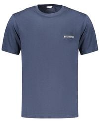 Bikkembergs - Blue Cotton Men's T - Lyst