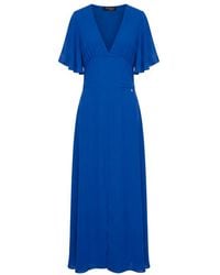 Trussardi - Blue Polyester Dress - Lyst