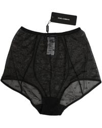 Dolce & Gabbana - Nylon Stretch Slip Girdle Panty Underwear - Lyst