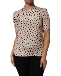 Dolce & Gabbana - Polka Dot Print Top - Lyst