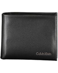 Calvin Klein - Black Polyurethane Men Wallet - Lyst