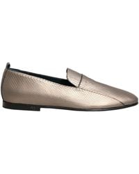 Dolce & Gabbana - Leather Logo Slip On Loafers Shoes - Lyst