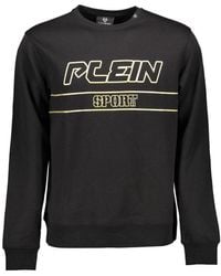 Philipp Plein - Black Cotton Men Sweater - Lyst