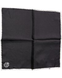 Dolce & Gabbana - Crown Logo Square Handkerchief Scarf - Lyst