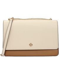 Tory Burch - Beige Leather Crossbody Bag - Lyst
