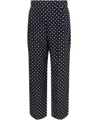Valentino Garavani - Black Silk Cropped Pants - Lyst