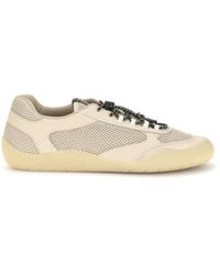 Prada - Beige Polyester Athletic Sneakers - Lyst