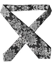 Dolce & Gabbana - Floral Silk Adjustable Neckwomen's Tie - Lyst