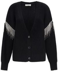 Max Mara - Black Wool Oves Aries Cardigan - Lyst