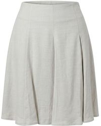 Trussardi - Beige Viscose Skirt - Lyst