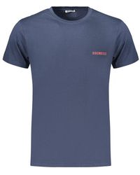 Bikkembergs - Blue Cotton Men's T - Lyst
