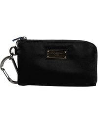 Dolce & Gabbana - Nylon Logo Plaque Keyring Pouch Clutch Bag - Lyst