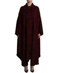 Dolce & Gabbana - Elegant & Long Sleeve Overcoat Jacket - Lyst