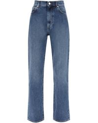 Loulou Studio - Cropped Straight Cut Jeans - Lyst