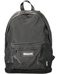 Blauer - Black Polyester Men Backpack - Lyst