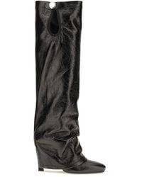 The Attico - Knee-High Eco-Leather Boots - Lyst