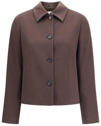 Lardini - Brown Wool Oves Aries Full - Lyst