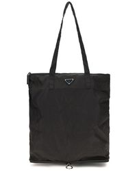 Prada - Black Calf Leather Bos Taurus Shoulder Bag - Lyst