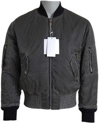 MM6 by Maison Margiela - Bomber Zipper Pocket Sleeves Jacket - Lyst