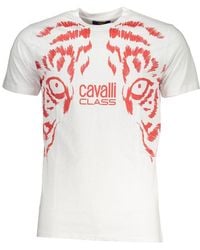 Roberto Cavalli - Cotton T-Shirt - Lyst