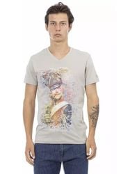 TRUSSARDI ACTION - Gray Cotton Men T - Lyst