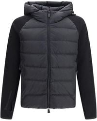 Moncler - Black Polyester Sweatshirt - Lyst