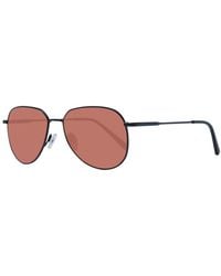 Serengeti - Black Metal Sunglasses - Lyst