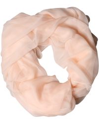 Dolce & Gabbana - Light Stole Silk Neck Wrap Shawl Scarf - Lyst